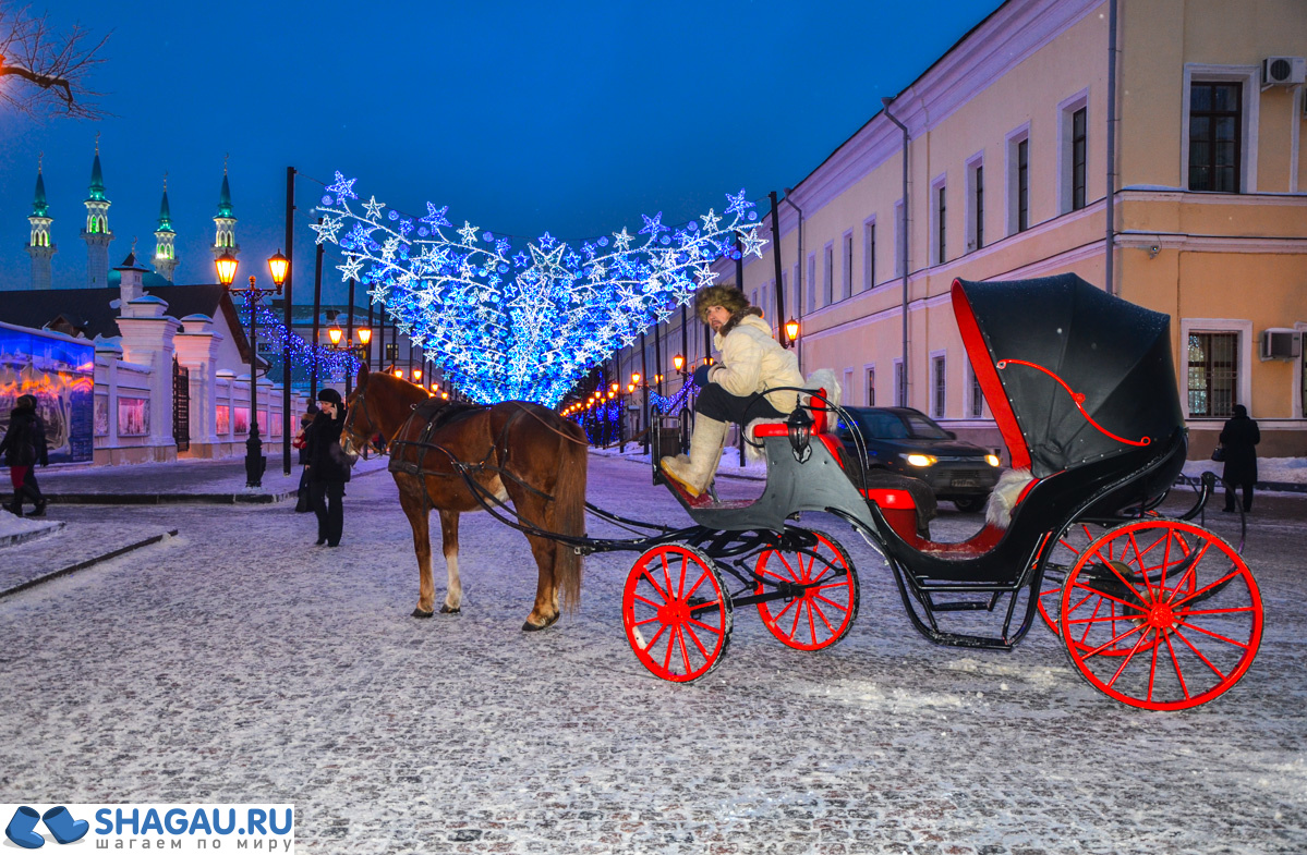 Новогодний казанский Кремль