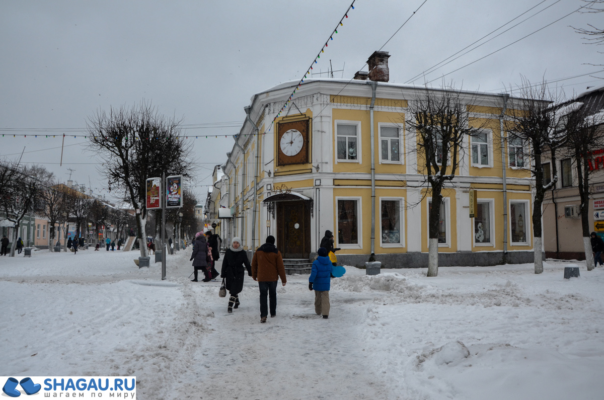 Пешеходная улица Гатчины