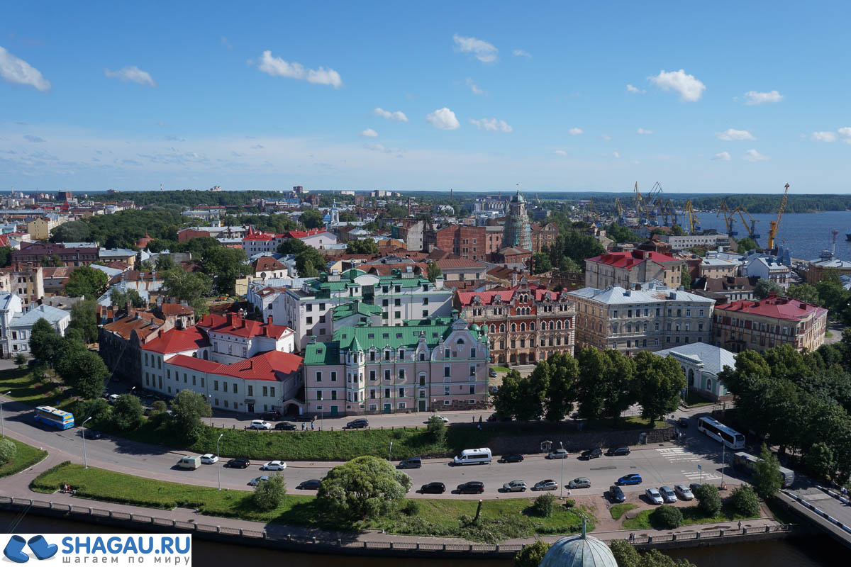 Вид на Выборг с Замка
