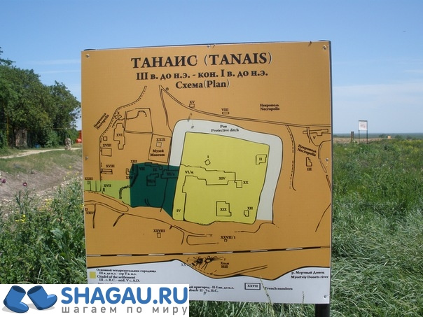 Раскопки древнегреческого города Танаис, Ростовская область