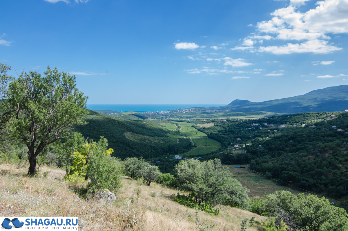 Панорама Алушты