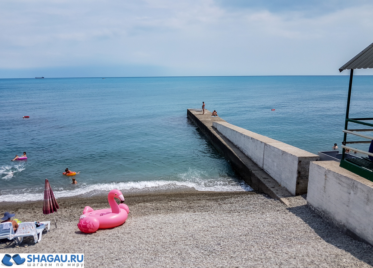 Пляж в Алуште