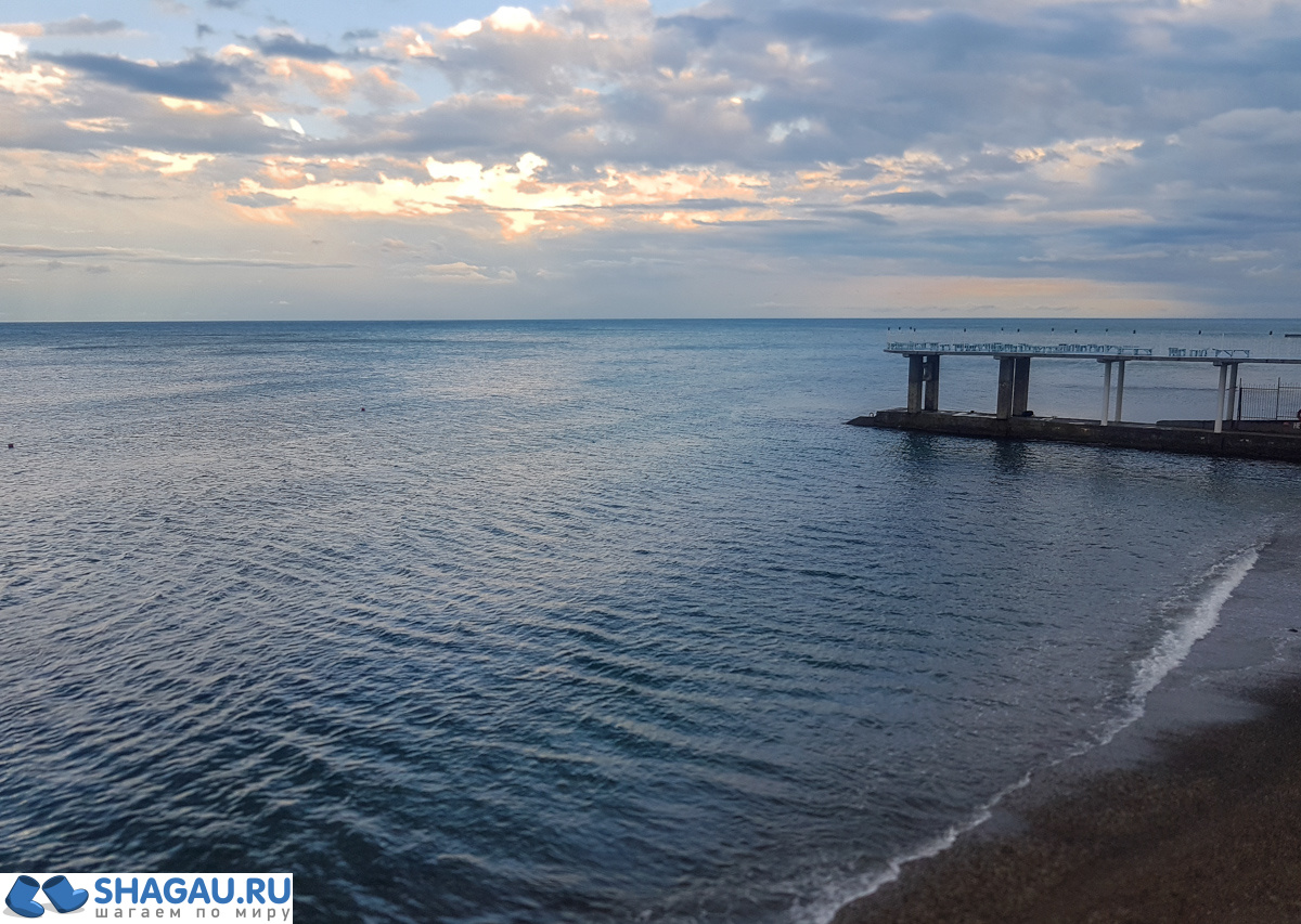 Пляж в Алуште